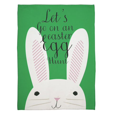 Funny Bunnies Tea Towel